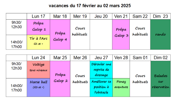 programme programme en cours de construction