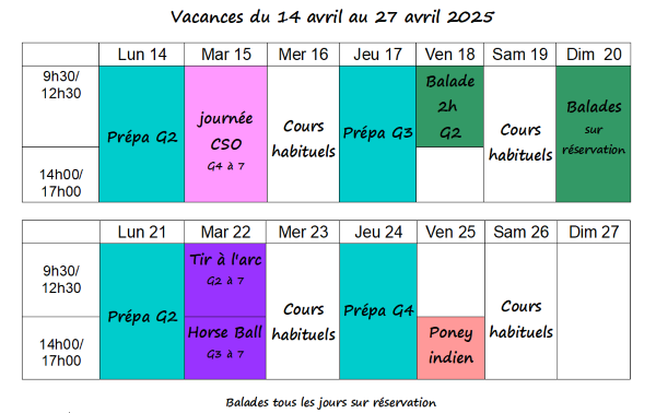 programme programme stages printemps